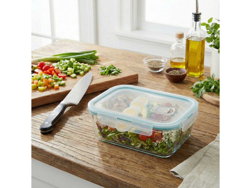 AJ Glass Food Container with Airtight Lid 1520ml – Borosilicate, Clear – view 4