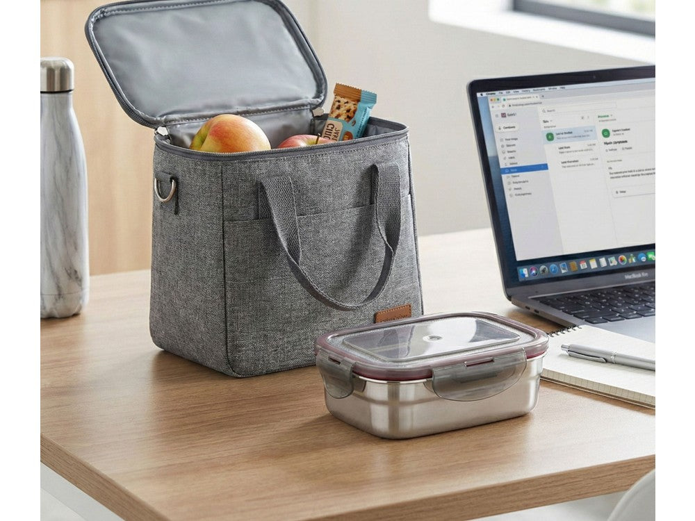 AJ Inox Airtight Lunch Box 400ml – Stainless Steel, BPA-Free Lid – view 4