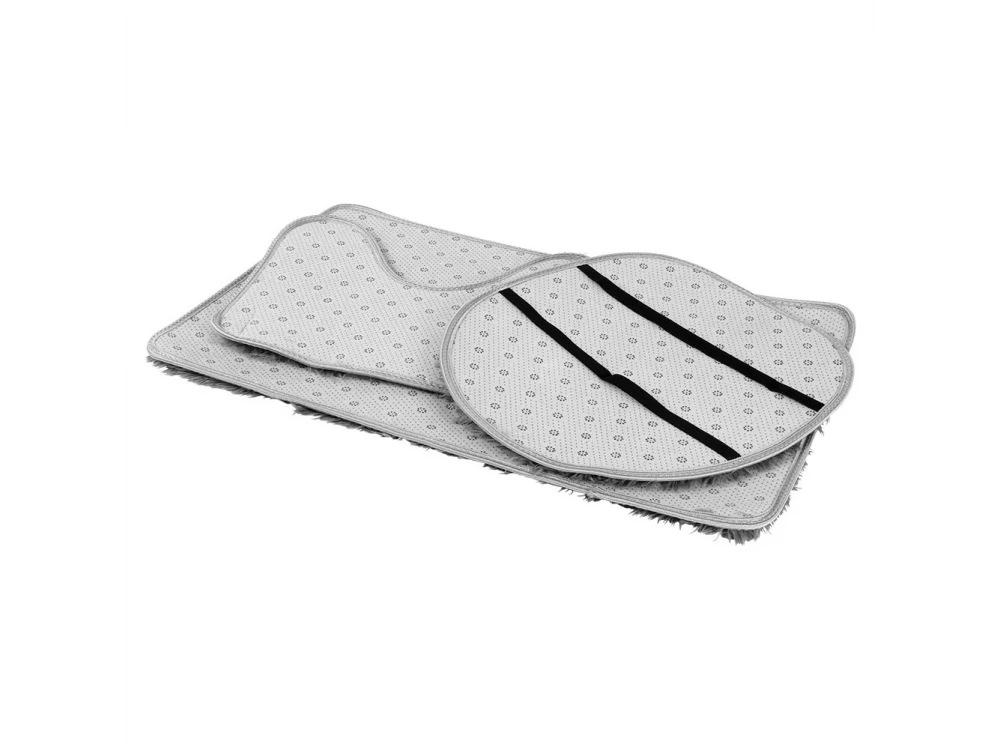 Vilde Non-Slip Bath & Toilet Mat Set of 3 – Grey – view 4
