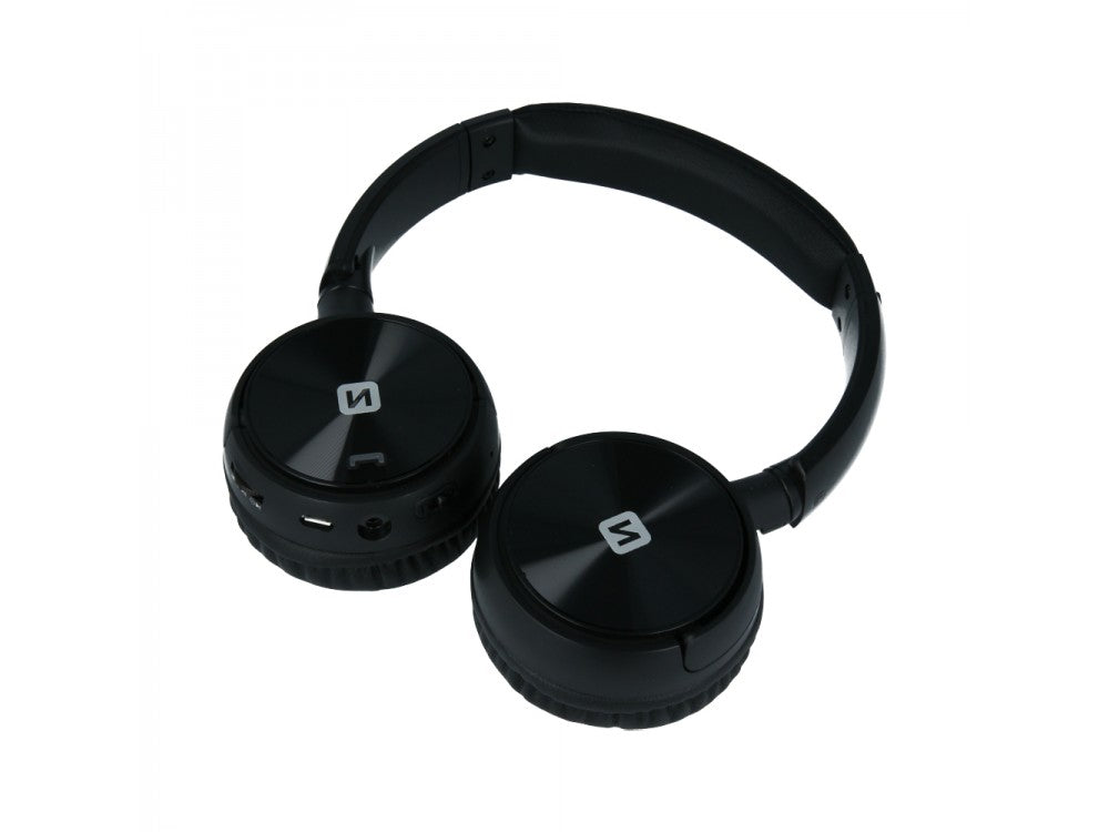Swissten Trix Bluetooth Headphones with FM Radio & microSD – Black – view 4