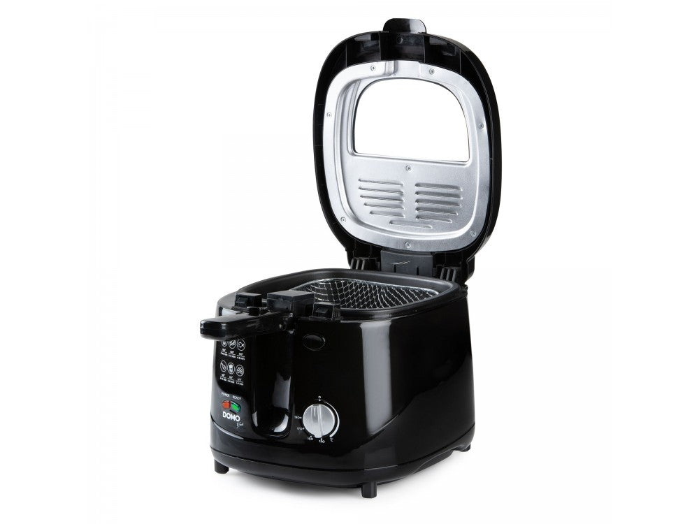 DOMO Deep Fryer B-Smart 2.5L 1800W – Viewing Window, Odour Filter, Cool-Touch, Black – view 4