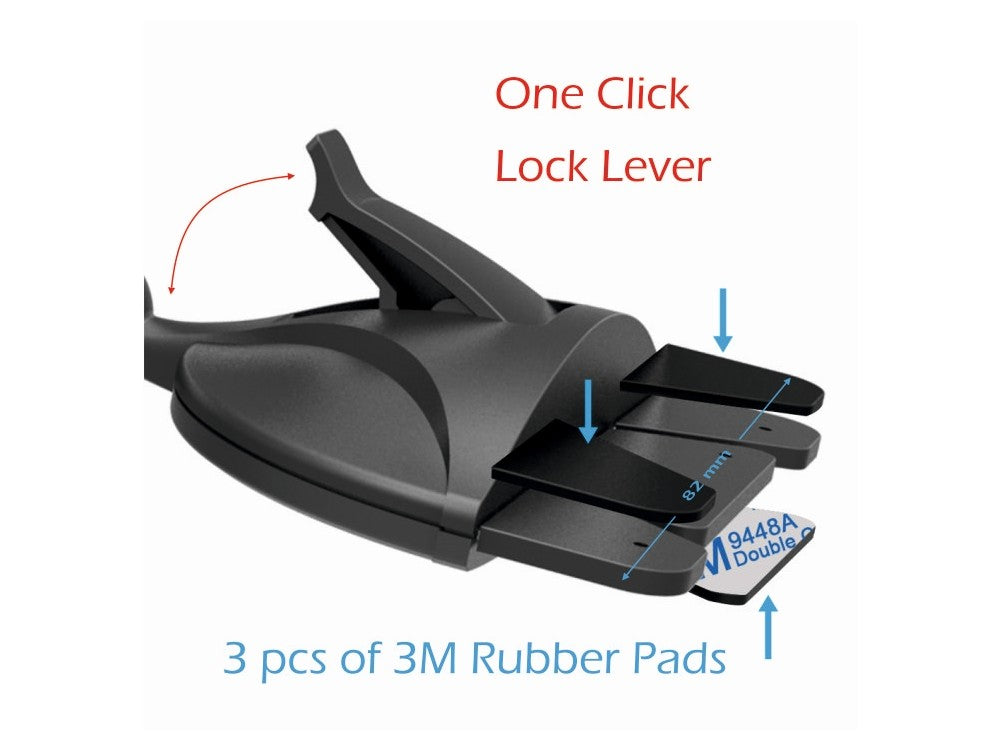 Swissten S-GRIP T1-CD1 Car CD Slot Phone & Tablet Holder – Adjustable, Black – view 4