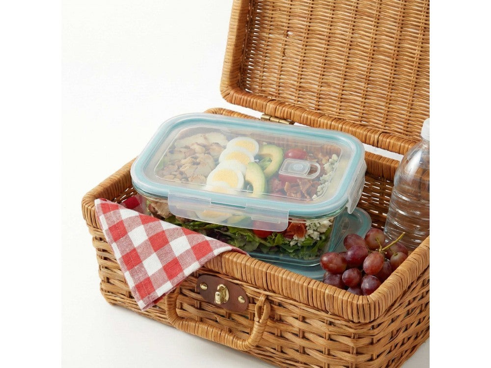 AJ Glass Food Container XL 1040ml 20x15x6cm – Airtight, Transparent – view 4