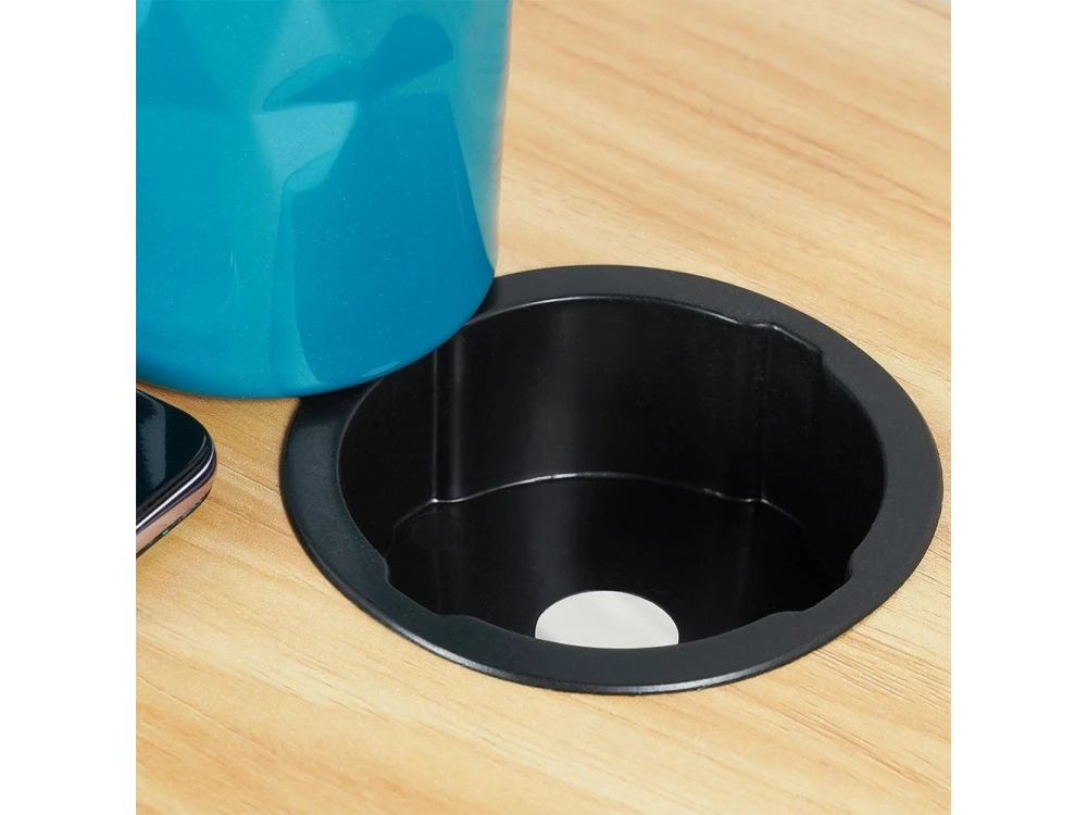 Vilde Laptop Desk with Cup & Tablet Holder – Portable Lap Tray, Brown – view 4