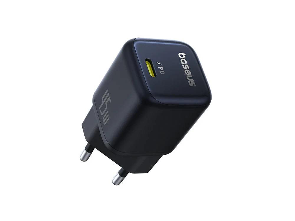 Baseus PicoGo GaN6 Pro 45W USB-C Wall Charger – Power Delivery, Ultra-Mini, Black – view 4