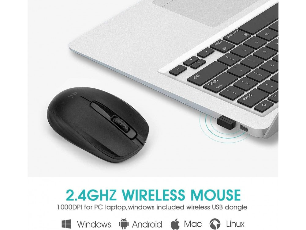 Rii RM100 Wireless Mouse 1000 DPI 3-Button – Windows / Linux / Mac OS – view 4