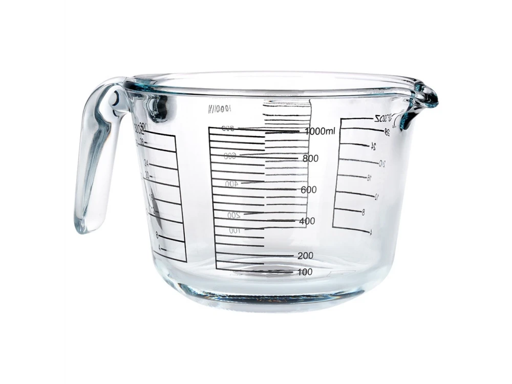 Vilde Glass Measuring Jug 1000ml – Borosilicate, Oven & Microwave Safe – view 4