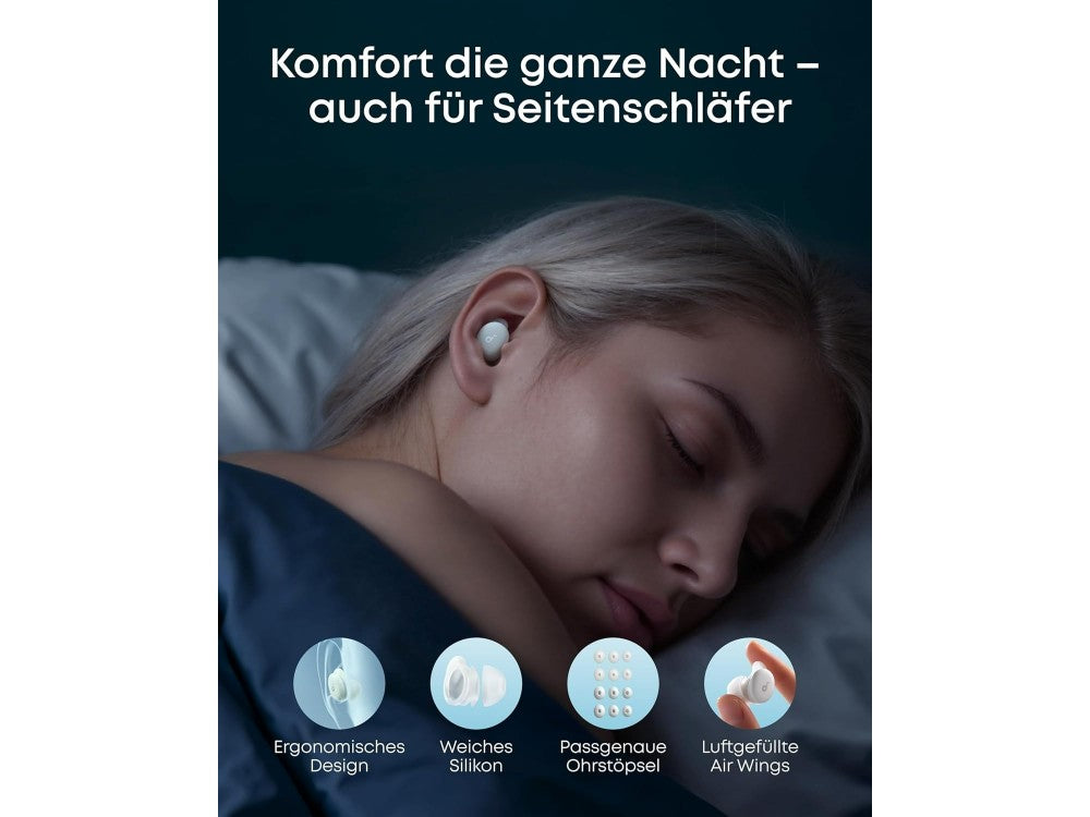 Anker Soundcore Sleep A30 ANC Bluetooth Sleep Earbuds with Charging Case, White – view 4