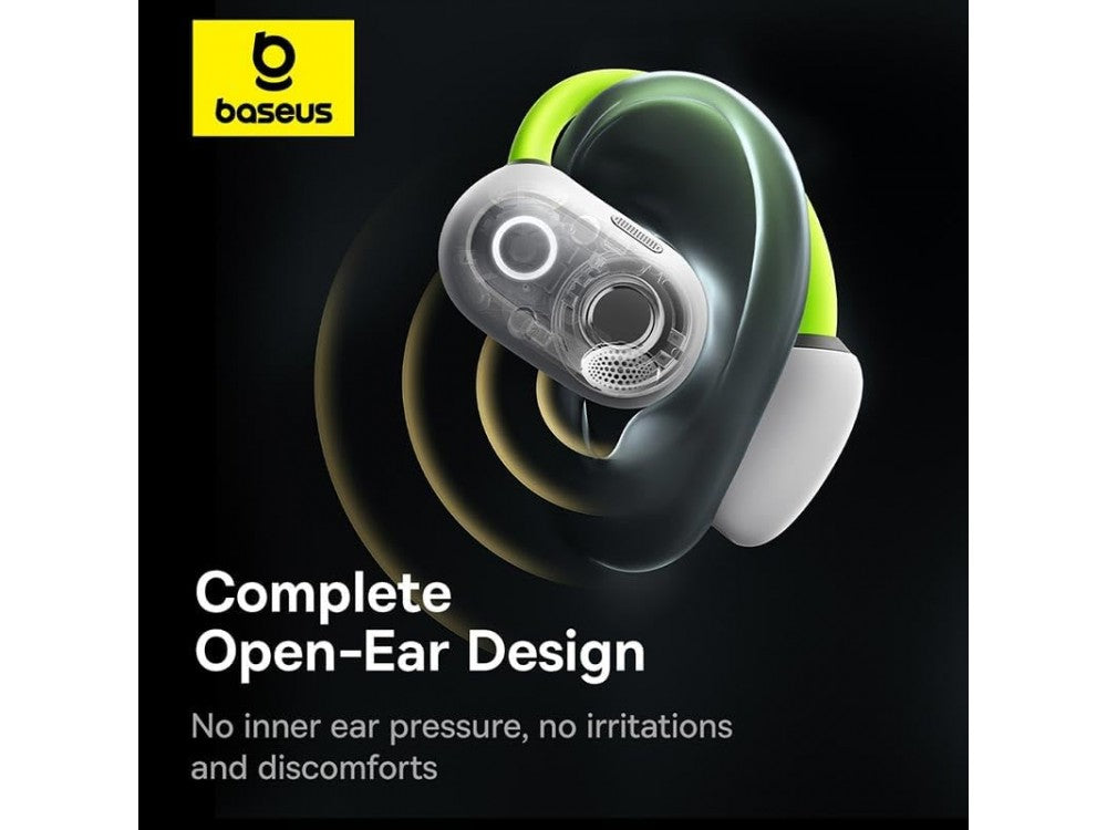 Baseus Eli Sport 1 PM20A Open-Ear Bluetooth Earbuds – Sweat-Resistant, Charging Case, Aurora Green – view 4