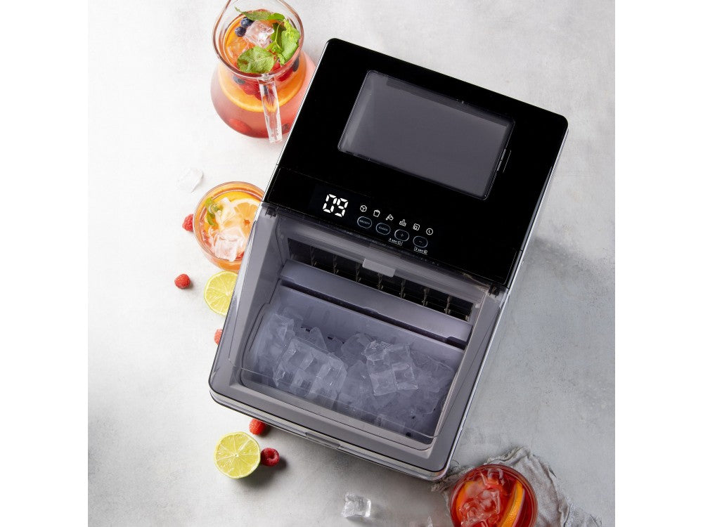 DOMO DO9301IB Ice Cube Maker – 20kg/24h, 3.2L Tank, 3 Cube Sizes, LED Display – view 4