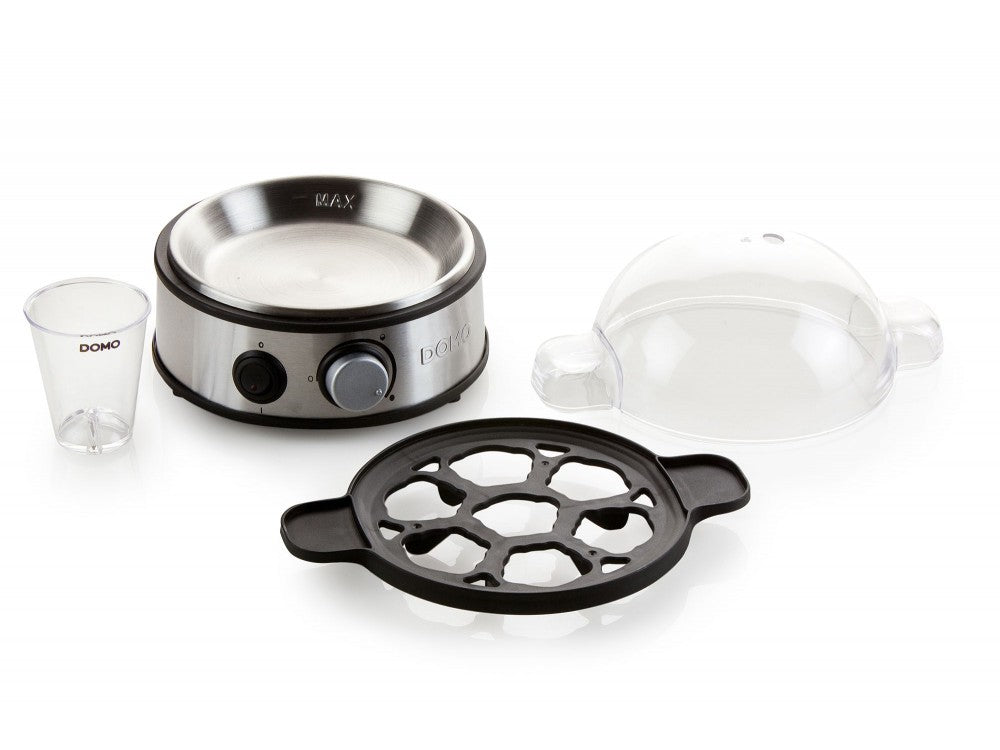 DOMO Egg Boiler 7-Egg 400W – 3 Hardness Levels, Audio Alert, Inox – view 4
