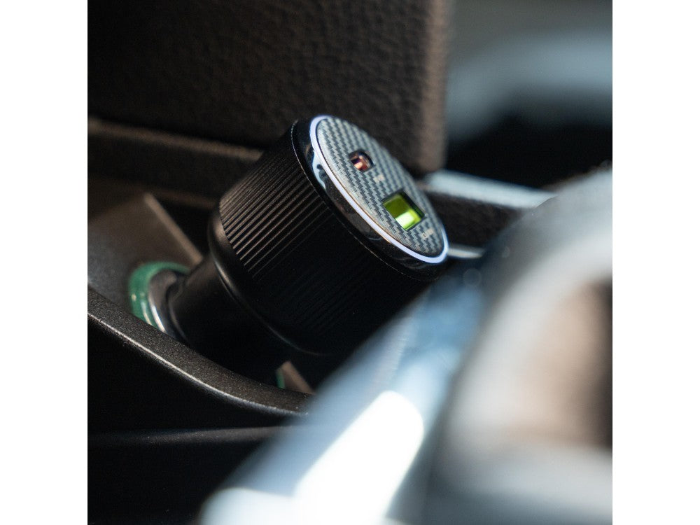 Swissten Car Charger 38W – PD 3.0 USB-C + QC 3.0 USB-A, with USB-C Cable, Black – view 4