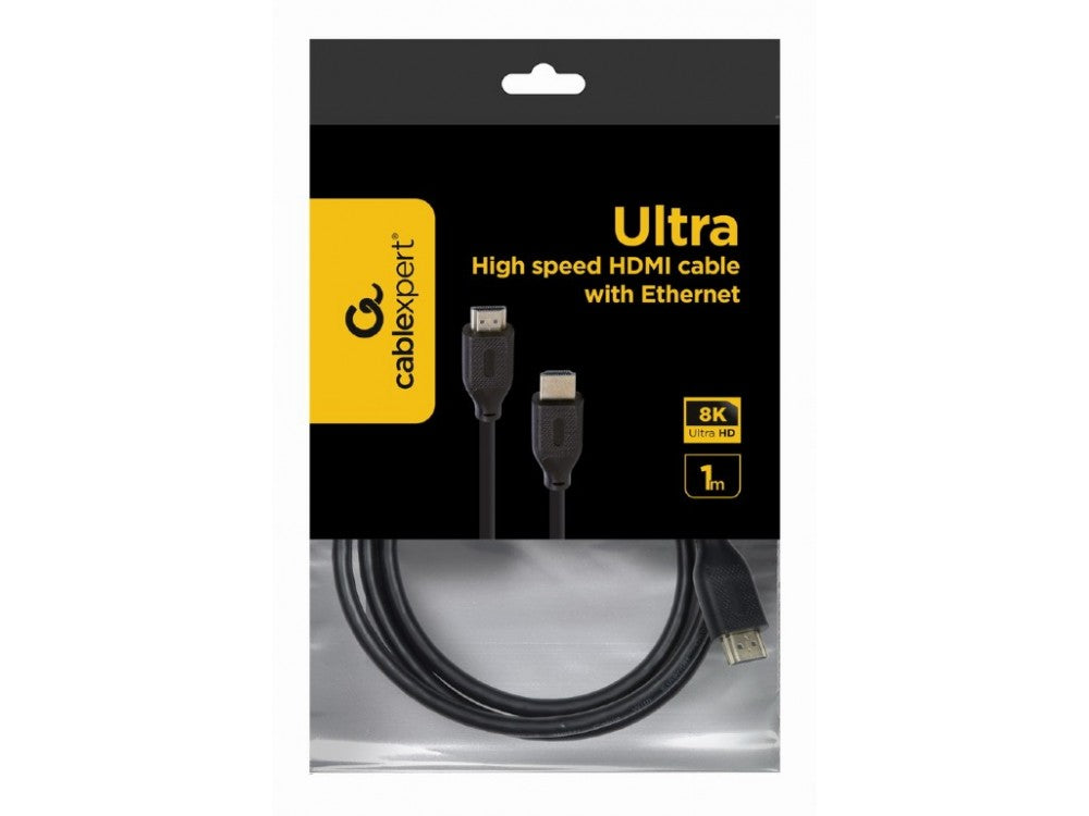 Cablexpert HDMI 2.1 8K@60Hz Cable 1m – eARC, 48Gbps, HDR, 8K Select Series – view 4