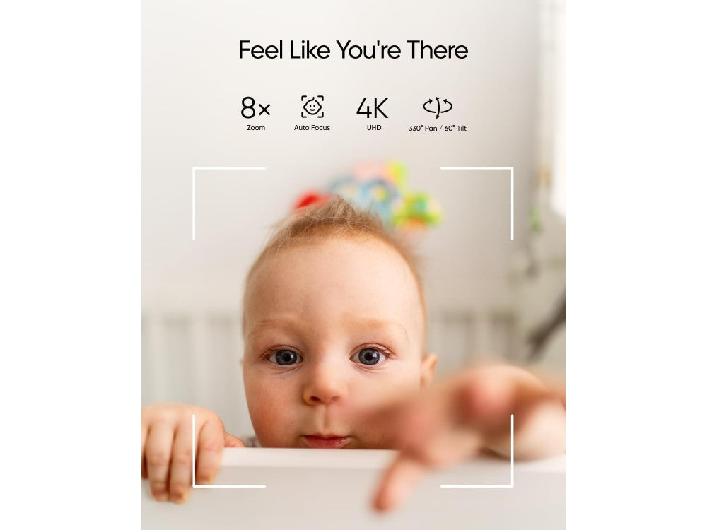 Anker Eufy E21 Baby Monitor 4K UHD – 5" Screen, 8× Zoom, Pan & Tilt, Hybrid WiFi/No WiFi – view 4