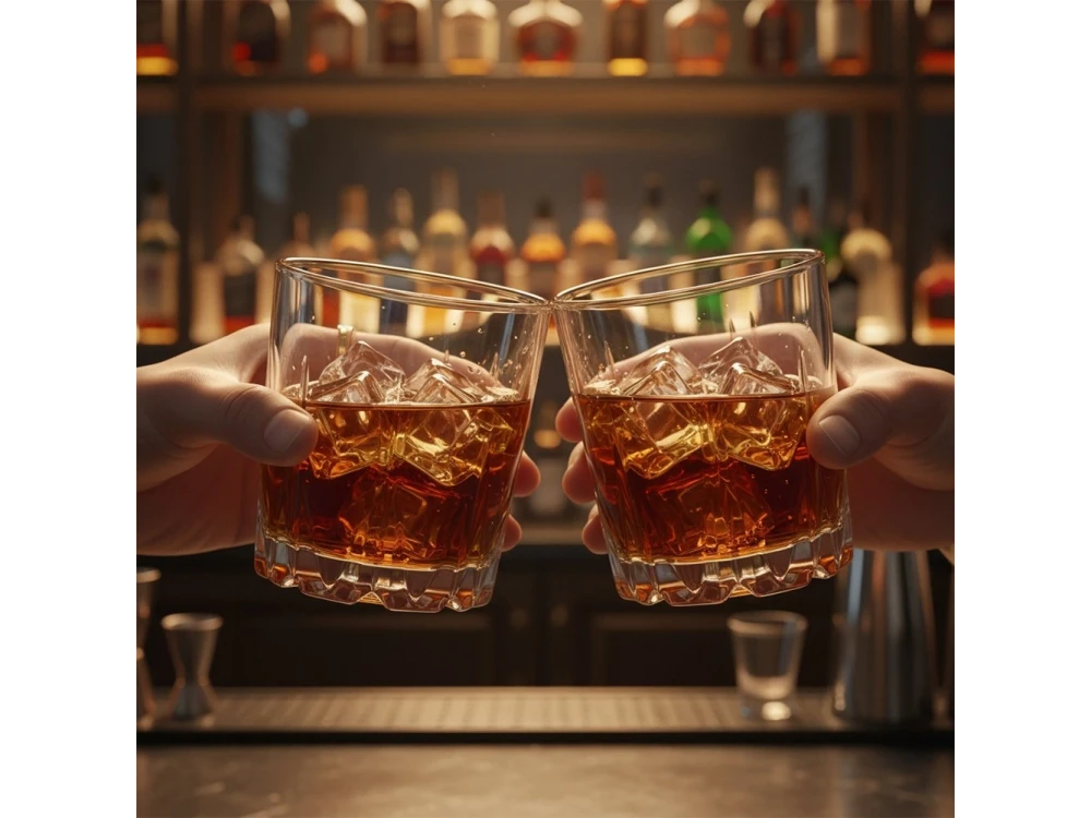 Vilde Whiskey Glasses Set of 6 × 280ml – Thick Glass – view 4