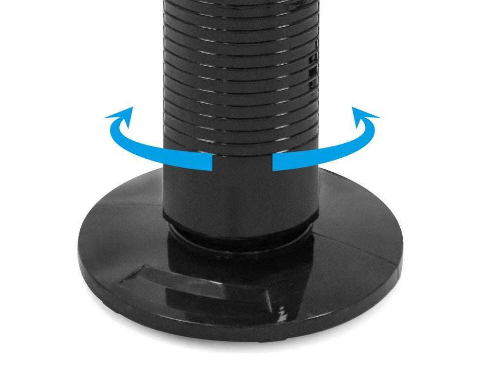 Emerio Bladeless Tower Fan 78cm 35W 3-Speed Oscillating – Black – view 4