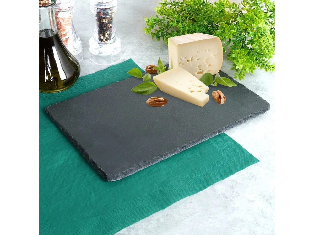 Vilde Natural Slate Stone Serving Tray 30×20cm – view 4