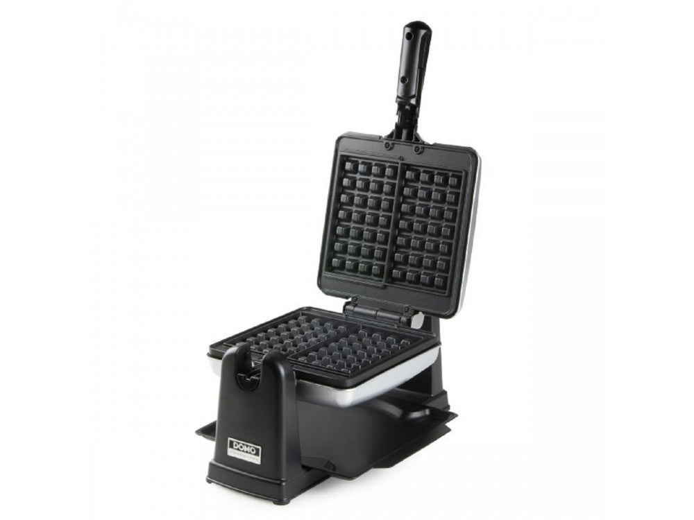 DOMO DO9272W Rotating Waffle Maker 1400W – 2 Belgian Waffles, Non-Stick, Cool Touch Handles – view 4