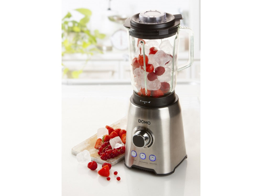 DOMO Blender 1000W 1.5L Glass Jar – 6 Blades 20,000 rpm, Variable Speed, 3 Programs – view 4