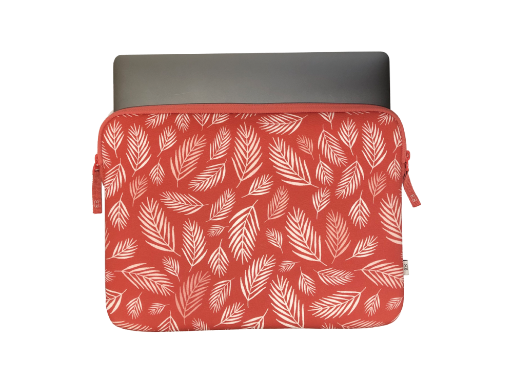 MW Basics ²Life Sleeve for MacBook Pro / Air 14" / Dell XPS / HP / Surface – Botanic Red – view 4