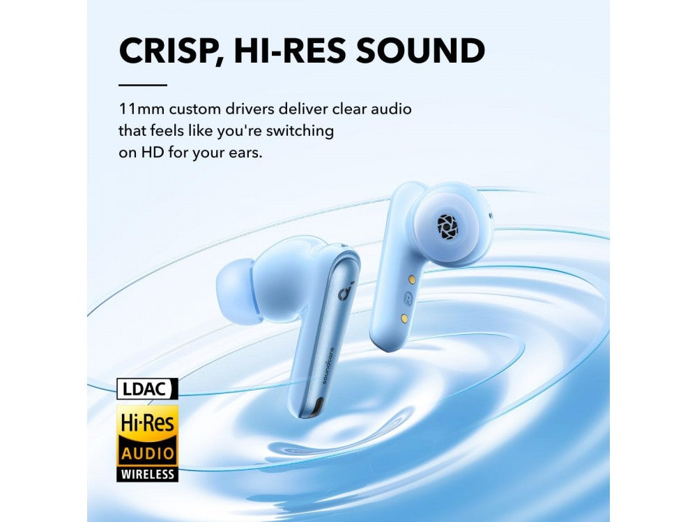Anker Soundcore Liberty 4 NC TWS Earbuds – LDAC Hi-Res, Adaptive ANC, 50h, Light Blue – view 4