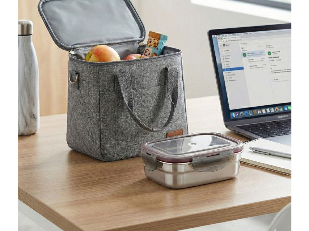 AJ Inox Airtight Lunch Box 800ml – Stainless Steel, BPA-Free Lid – view 4