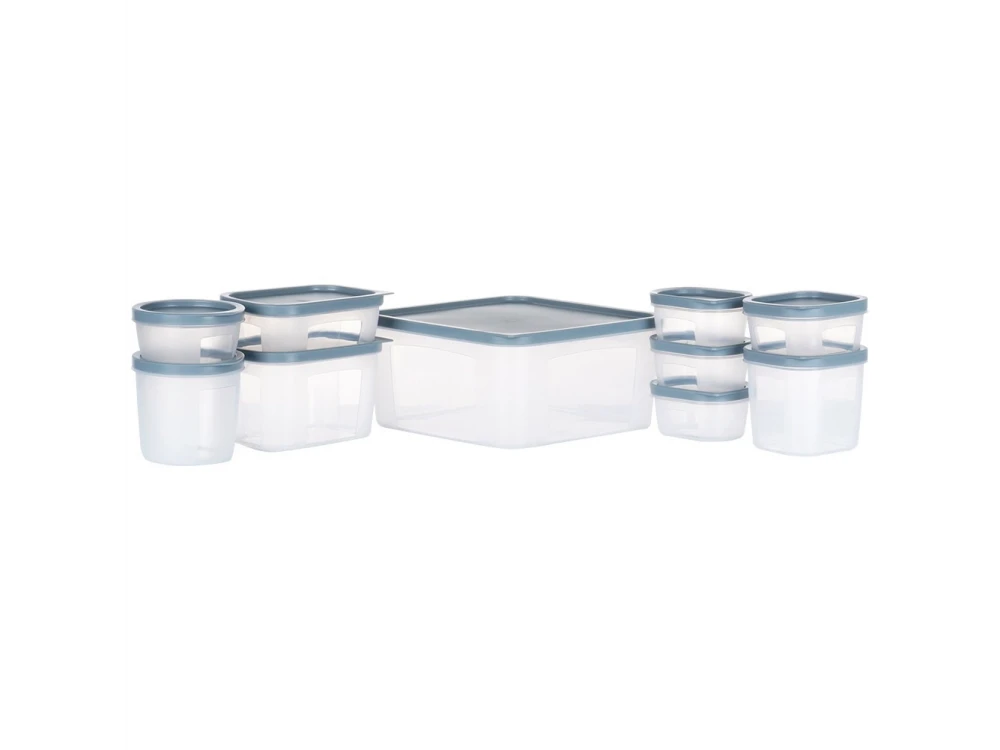 Vilde Food Storage Containers Set of 10 – BPA-Free, Airtight, 175ml to 3500ml, Clear – view 4