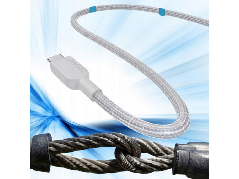Anker 310 USB-C to USB-C Cable 0.9m – 240W, USB-IF Certified, Nylon Braided, White – view 5