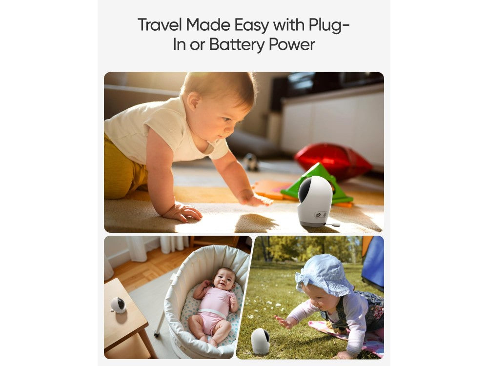 Anker Eufy E21 Baby Monitor 4K UHD – 5" Screen, 8× Zoom, Pan & Tilt, Hybrid WiFi/No WiFi – view 5