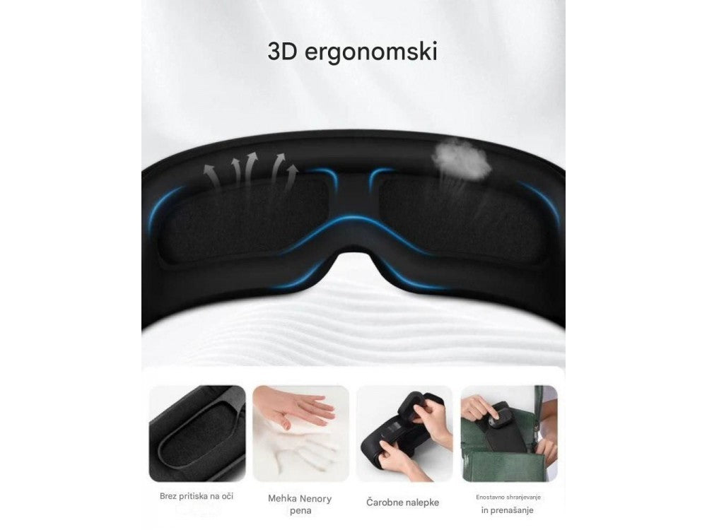 Renpho EyeSnooze Aroma Sleep Mask – Heat 40-45°C, Bluetooth Audio, Aromatherapy – view 5