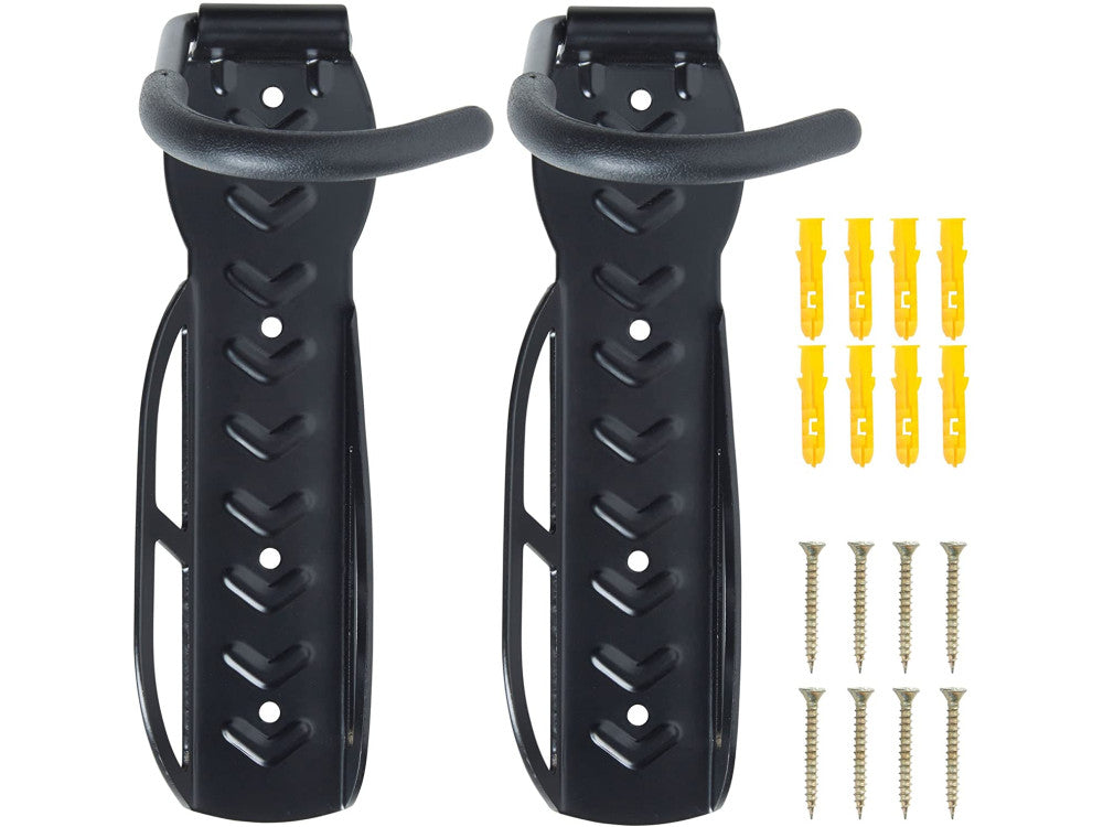 VonHaus Bike Wall Mount – Steel, Plastic-Coated Contact Points, Set of 2 – view 5
