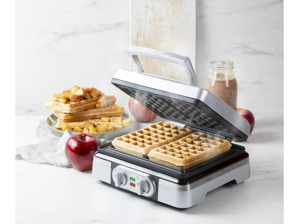 DOMO Waffle Maker XL DO9149W – 1520W, Adjustable Thermostat, 2 Brussels Waffles, BPA-Free – view 5