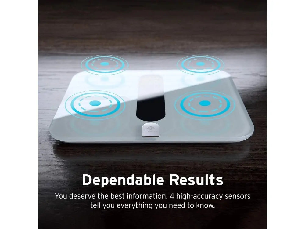 Etekcity ESF00 Smart Body Composition Scale – 12 Metrics, Wi-Fi + Bluetooth, VeSync App, White – view 5