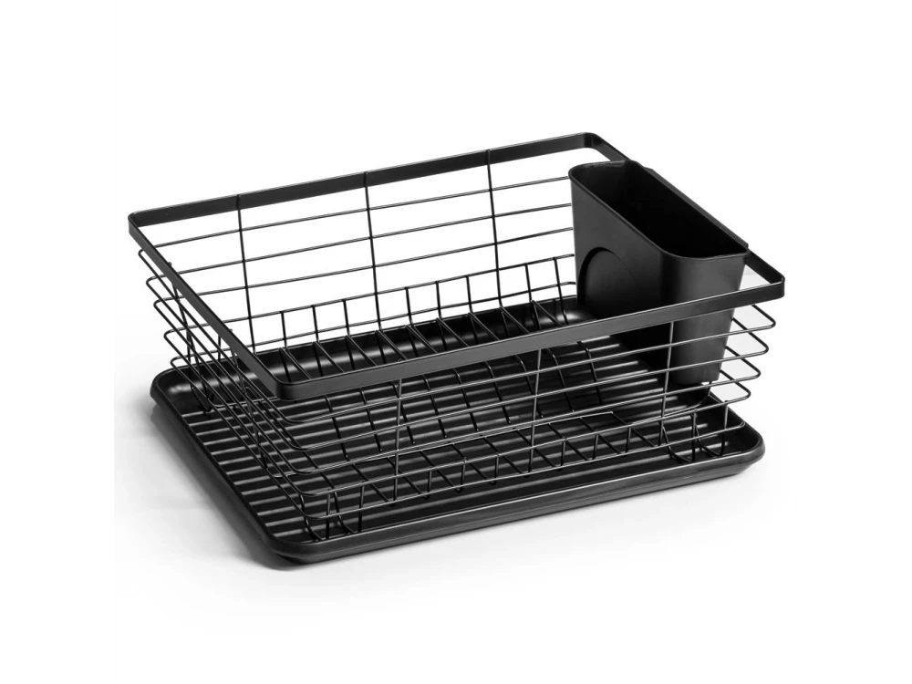 Vilde Dish Drying Rack Metal 36×30×14.5cm – Industrial Black – view 5
