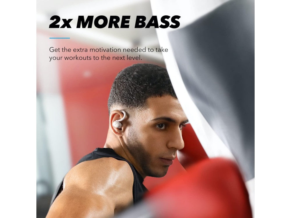 Anker Soundcore Sport X10 Bluetooth 5.2 TWS Earbuds with Rotatable Ear Hooks & IPX7, White – view 5
