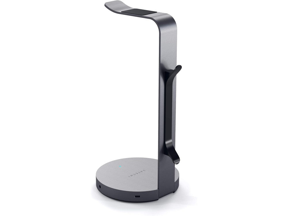 Satechi Aluminum Headphone Stand with USB Hub – 3× USB-A 3.0 + AUX, Space Gray, STH22 – view 5