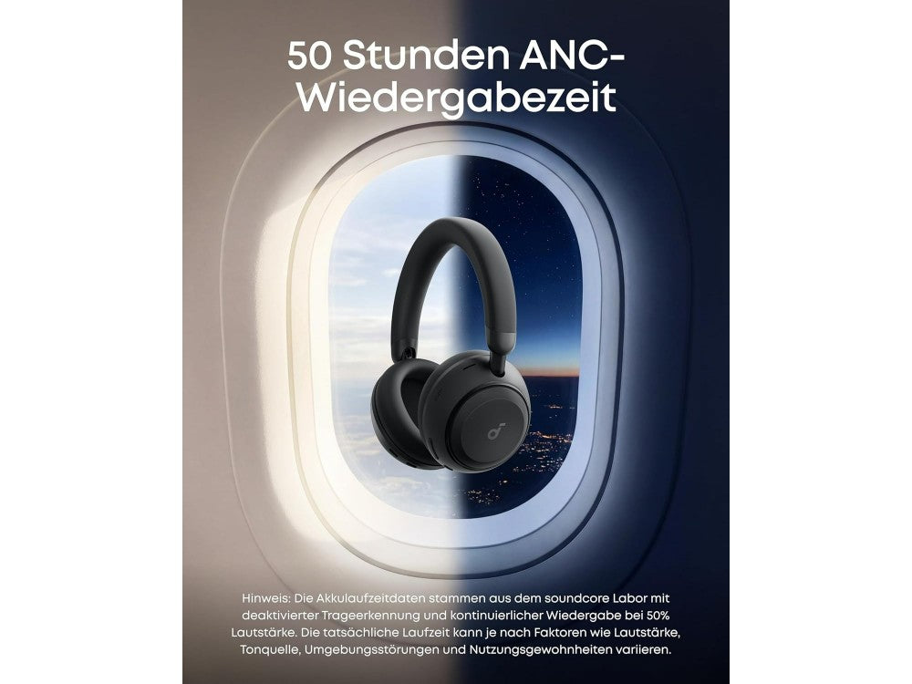 Anker Soundcore Space 2 Bluetooth Headphones with Adaptive Noise Cancelling, Black – view 5