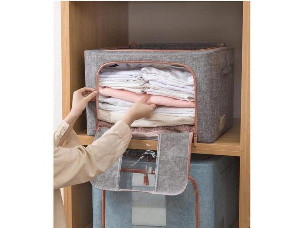 AJ Clothes Storage Organizer Bag 101L – 62x43x38cm, Grey – view 5