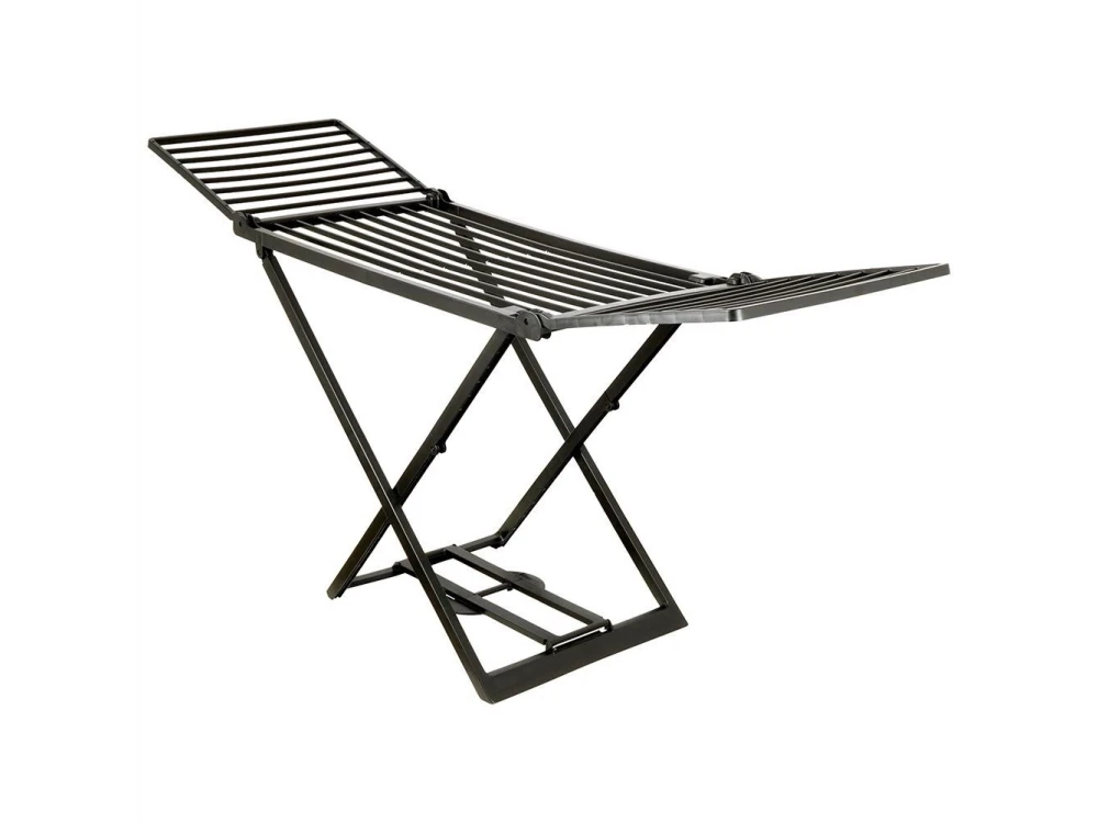 ProGarden XXL Folding Floor Drying Rack 208cm Hanging Length – Black – view 5