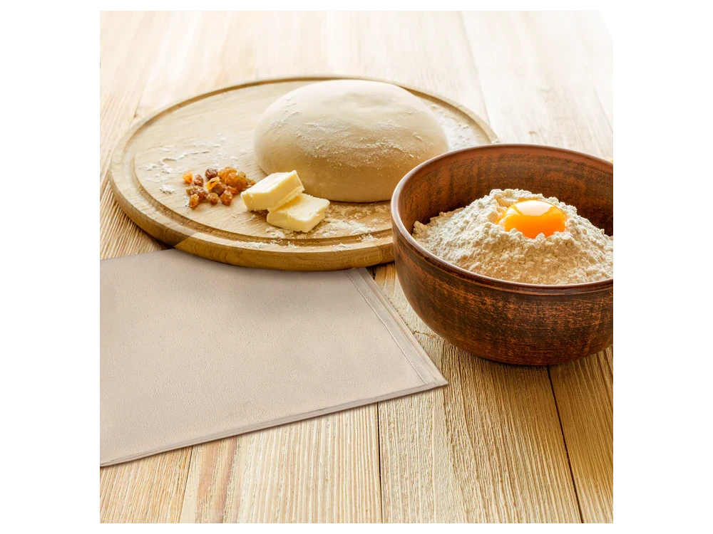 AJ Dough Bread Couche Cloth 90×60cm Cotton with Proofing Scoop – Baguette / Ciabatta Set – view 5