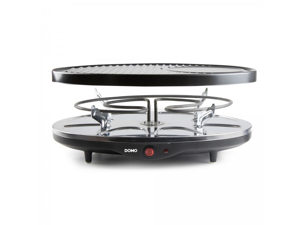 DOMO Raclette Grill DO9038G – 1200W, 8 Enamelled Pans & Wooden Spatulas, PFAS-Free – view 5