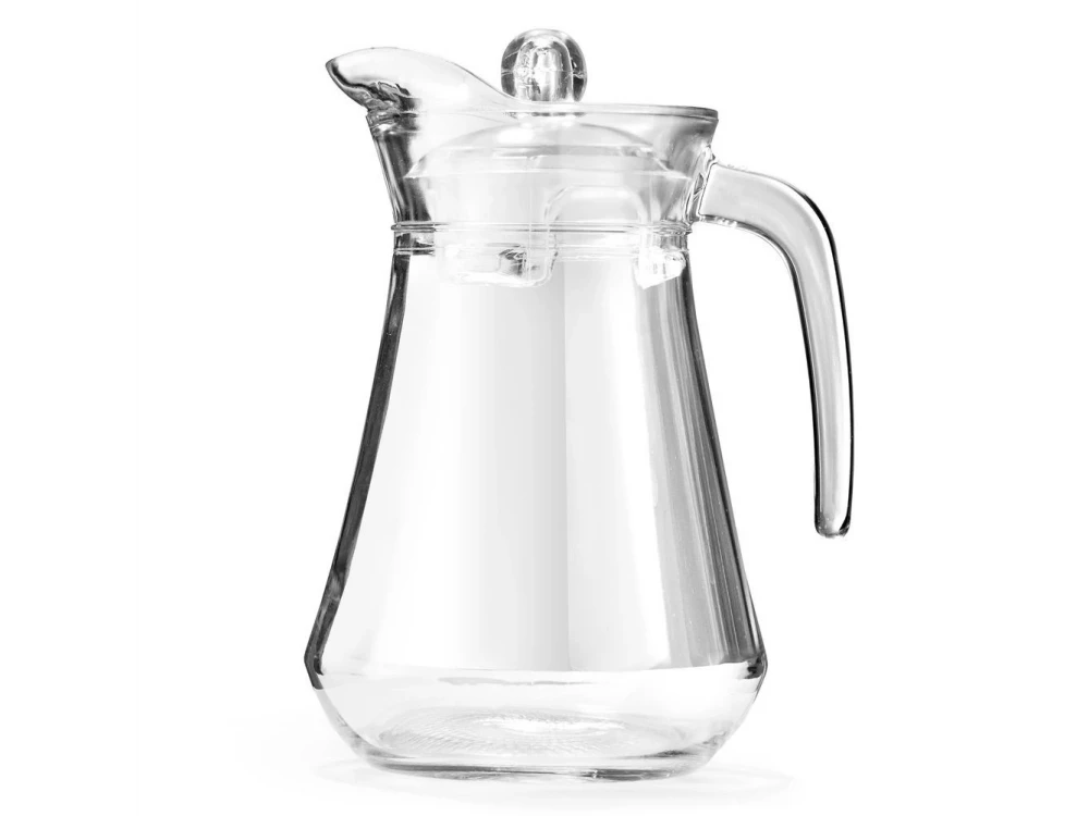 Vilde Glass Serving Pitcher 1400ml – With Lid, Dishwasher Safe – view 5