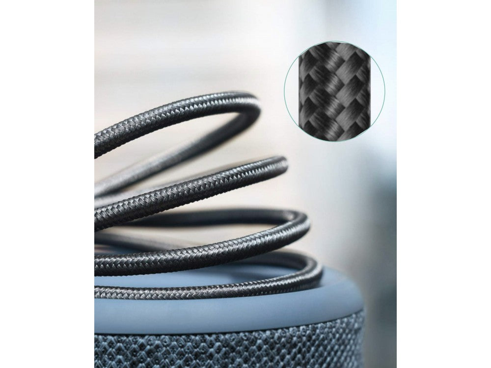 iPEAX Durable Textile USB-C to USB-C Cable 1.5m – Nylon Braided, Black – view 5