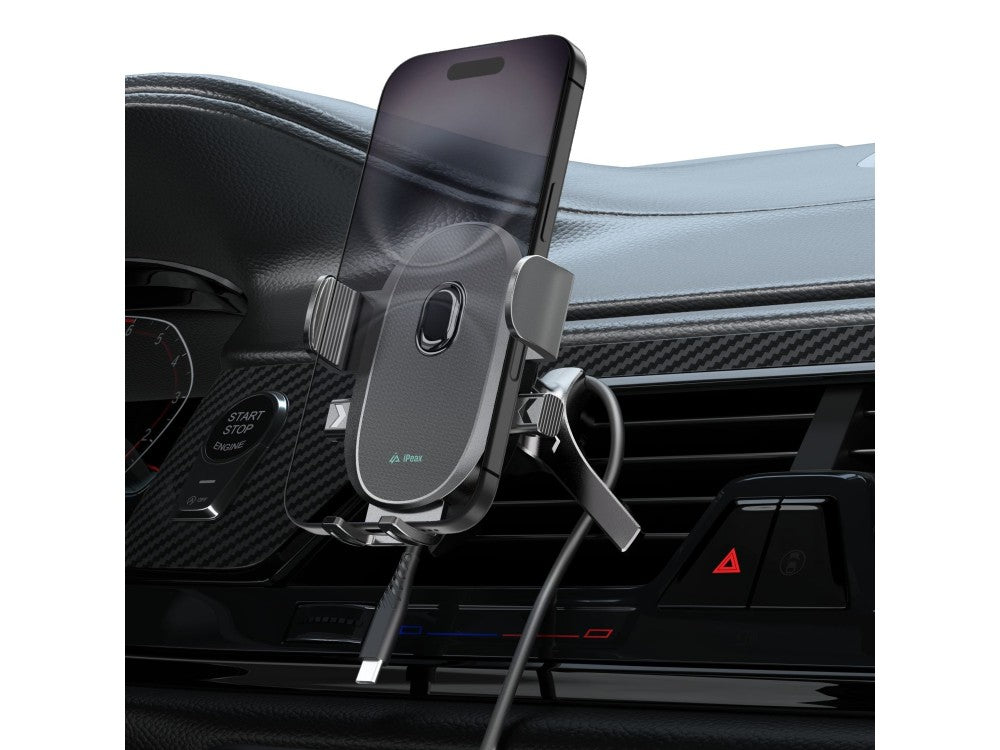 iPEAX CLIP-2 Air Vent Car Phone Mount with Adjustable Clamps – Black – view 5