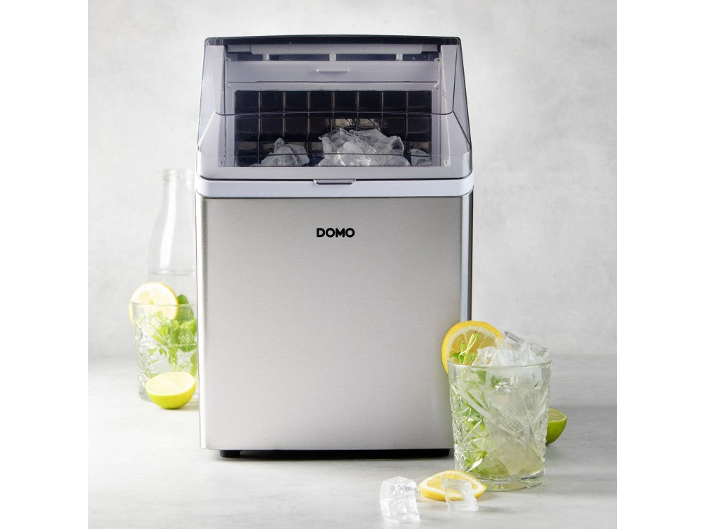 DOMO DO9301IB Ice Cube Maker – 20kg/24h, 3.2L Tank, 3 Cube Sizes, LED Display – view 5
