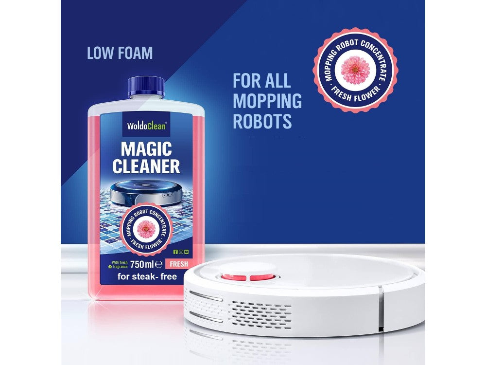 WoldoClean Magic Cleaner 750ml Concentrated Floor Detergent for Tiles & Robot Mops – Fresh Flowers – view 5