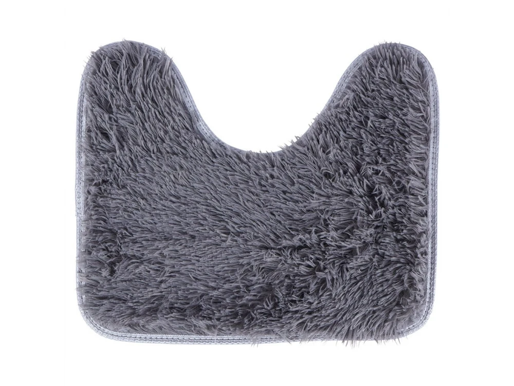 Vilde Non-Slip Bath & Toilet Mat Set of 3 – Grey – view 6