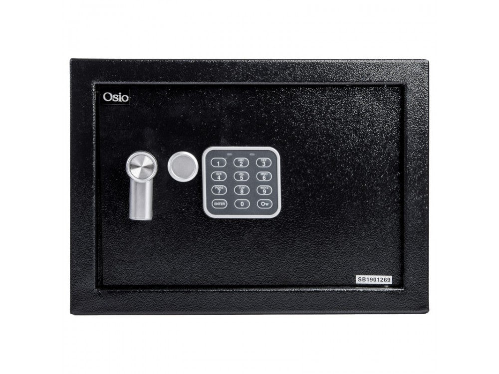 Osio OSB-2535BL Electronic Safe 35x25x25cm with Digital Lock, Black – view 6
