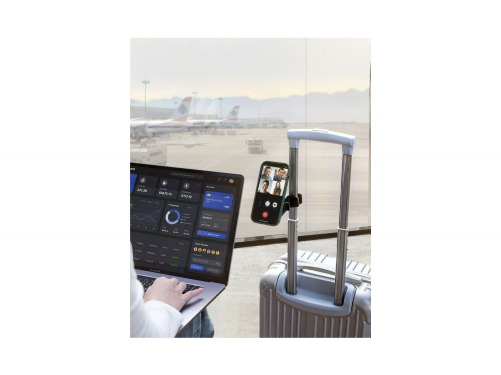 Swissten Universal MagSafe Holder – Magnetic Phone Mount with Adjustable Clamp up to 35mm, Black – view 6