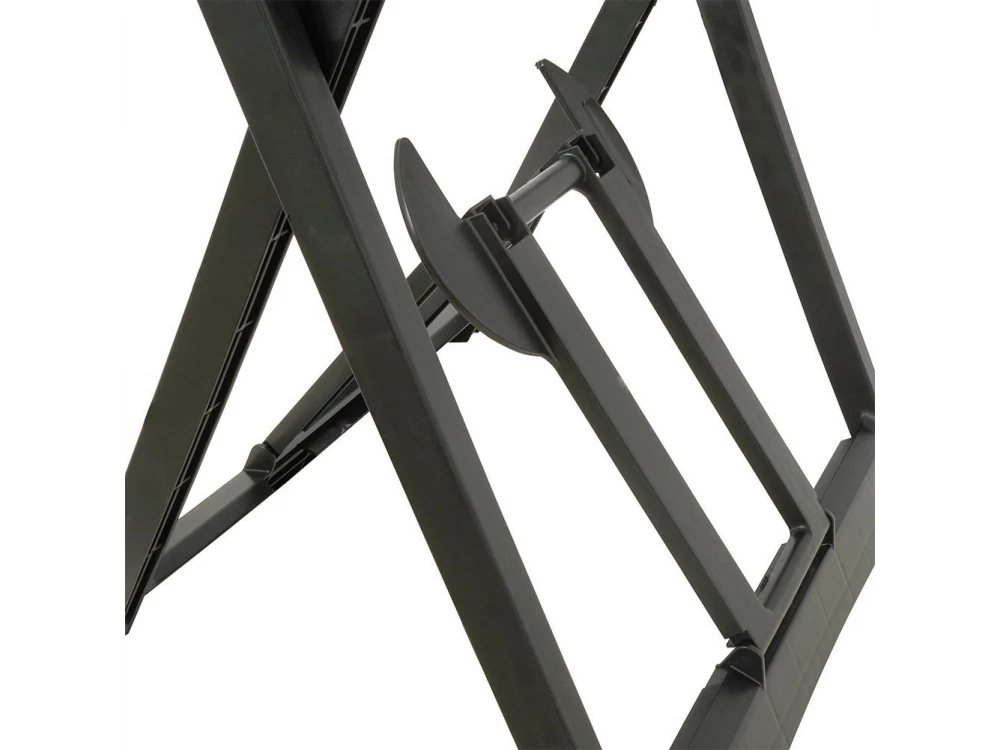 ProGarden XXL Folding Floor Drying Rack 208cm Hanging Length – Black – view 6